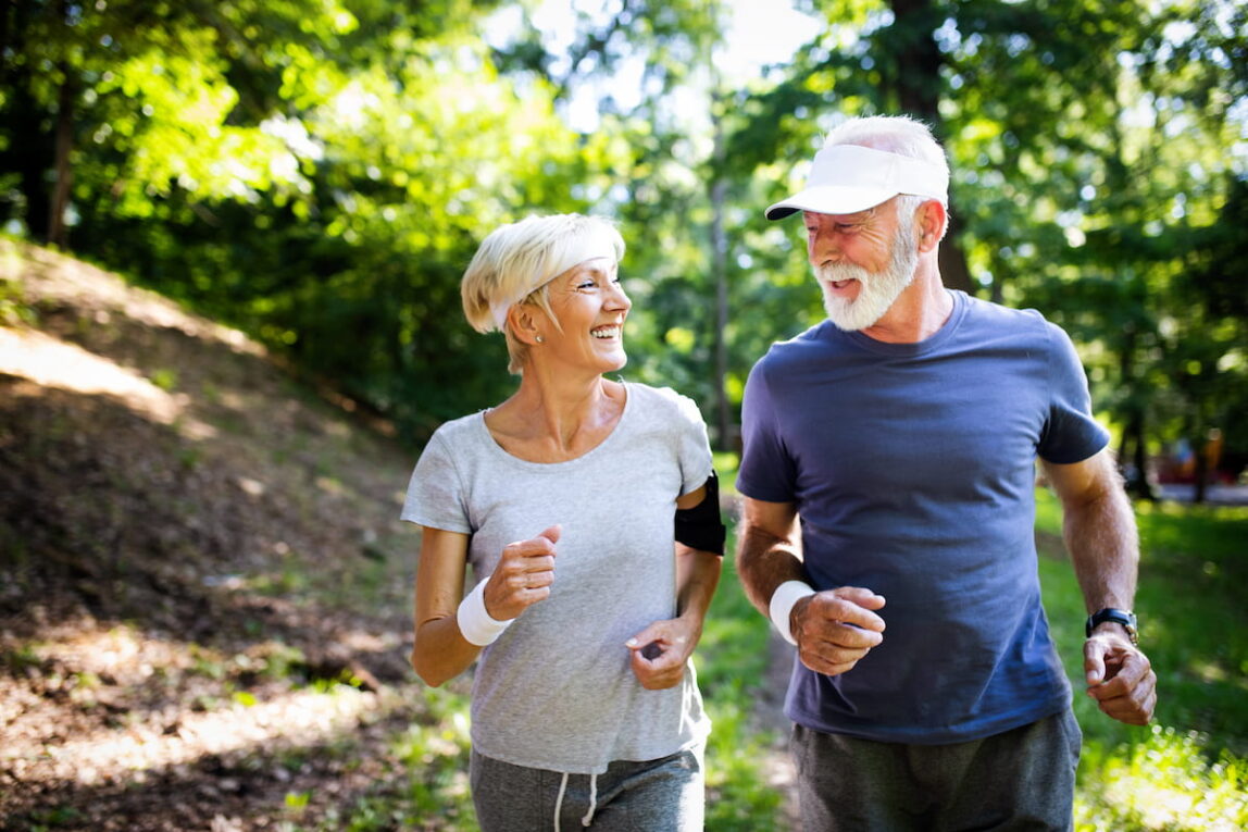 Senior Couple Jogging